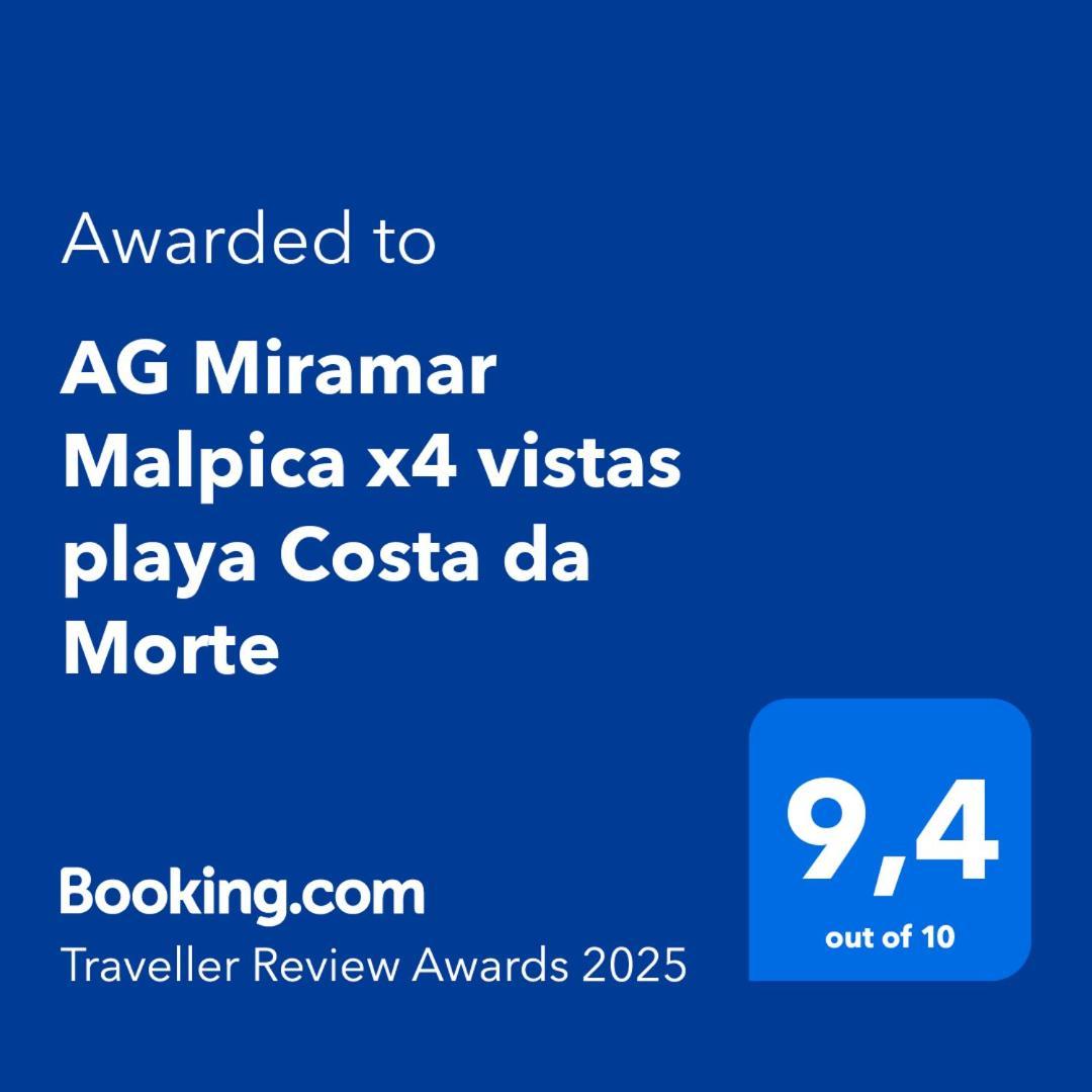 Ag Miramar Malpica X4 Vistas Playa Costa Da Morte Exteriör bild